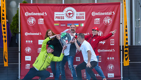 Press Rally finišas ir apdovanojimai Palangoje