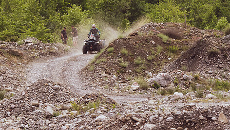 CFMOTO Thunder komandos prie&scaron;paskutinė diena Albanijos ralyje