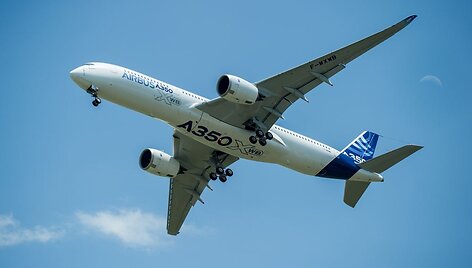 Europinio firmos &bdquo;Airbus&ldquo; lėktuvo A350 pirmasis skrydis