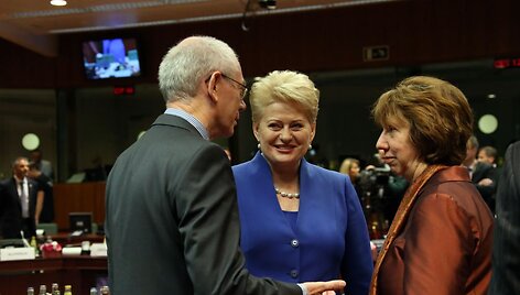 Prezidentė Dalia Grybauskaitė pristatė pirmininkavimo ES prioritetus