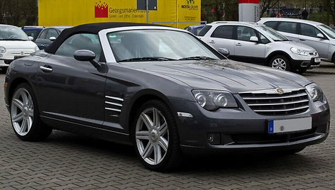 Chrysler Crossfire kabrioletas, greičiausiai, atrodo gražiau. (M 93, Wikimedia (CC BY-SA 3.0)