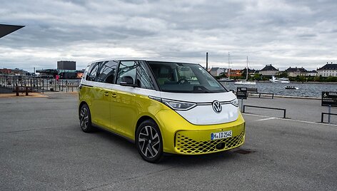 Naujas elektromobilis: penkiavietis ID. BUZZ