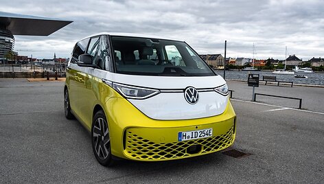 Naujas elektromobilis: penkiavietis ID. BUZZ
