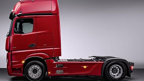 Tas liukas už durelių &ndash; nemažas skyrius daiktams. (Daimler nuotrauka)