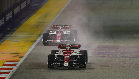 Formulė 1 Singapūre po audros