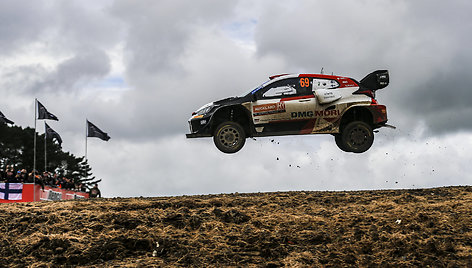 WRC: Kalle Rovanpera Naujojoje Zelandijoje tapo jauniausiu pasaulio čempionu