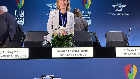 Tarptautinės motociklų sporto federacijos taryboje – Lietuvos atstovė Giedrė Leskauskienė