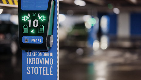 Elektromobilių įkrovimo stotelė 