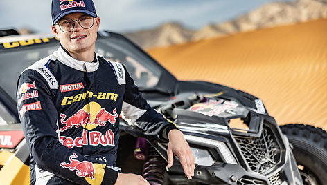 Rokas Baciuška startuos Dakaro ralyje: šįkart – gamyklinėje „Red Bull Can-am“ komandoje