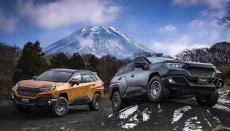 Brutalus „Toyota RAV4“ tiuningas, skirtas kelionei į Marsą