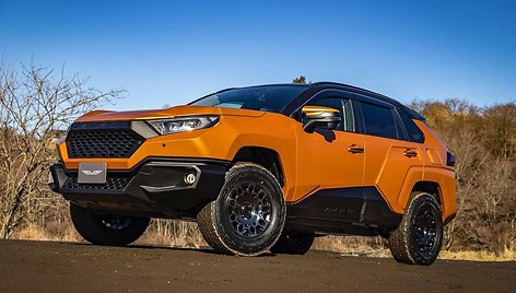 Brutalus „Toyota RAV4“ tiuningas, skirtas kelionei į Marsą