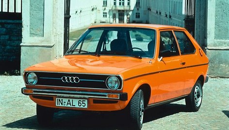 Audi 50 gamyba nutraukta jau 1978 metais. Antros kartos Volkswagen pasirodė jau 1981-aisiais. (Audi nuotrauka)