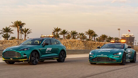 Naujas Formulės 1 medikų &bdquo;Aston Martin DBX707&ldquo;