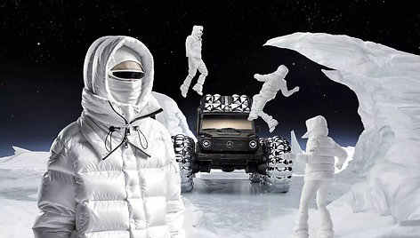 „Mercedes Benz“ ir „Moncler“ koncepcinis modelis