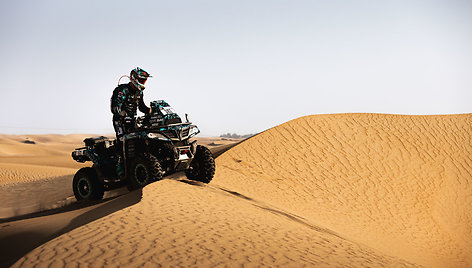 „CFMOTO Thunder Racing Team“ pirmajame Abu Dhabi Desert Challenge greičio ruože