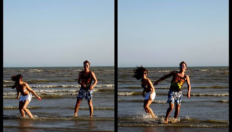 „Bikini porelė“: Justina ir Paulius Camber beach (UK)