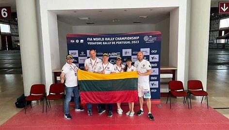 Audronio Gulbino bei Vyčio Pauliukonio ekipažas Portugalijos WRC