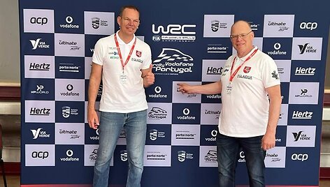 Audronio Gulbino bei Vyčio Pauliukonio ekipažas Portugalijos WRC