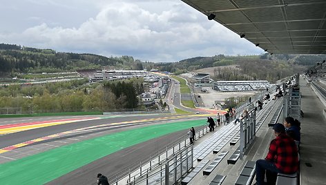 Spa trasos pakilimas Eau Rouge reikalauja daug drąsos