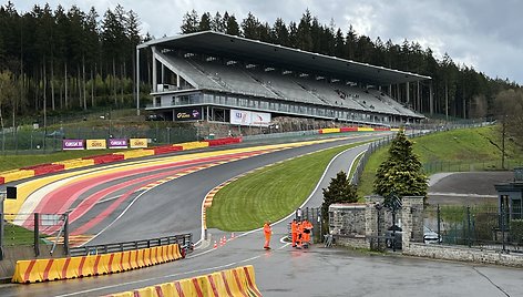 Spa trasos pakilimas Eau Rouge reikalauja daug drąsos