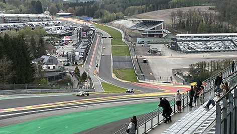 Spa trasos pakilimas Eau Rouge reikalauja daug drąsos