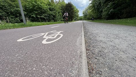 Pėsčiųjų takas ir dviračių takas Vilniuje, Žvėryne