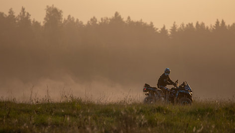 CFMoto Thunder RT Lietuvos Perimetre Gaižiūnuose 