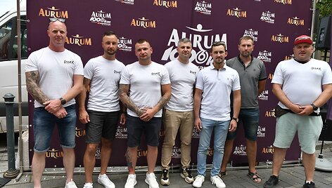 &bdquo;Aurum 1006 km lenktynių&ldquo; pristatymas sostinės Gedimino prospekte