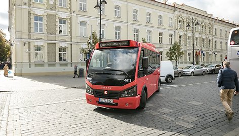 Vilniuje naudojami elektriniai autobusai KARSAN