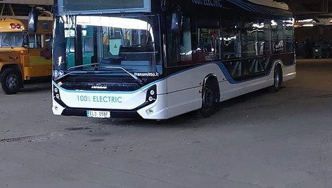 Vilniuje išbandytas elektrinis autobusas „Iveco E-Way“