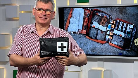 Kaip naudotis naujomis automobilinėmis vaistinėlėmis: 15min studijoje Vitoldas Milius ir Žilvinas Pekarskas