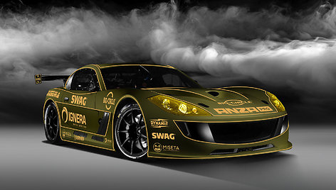 Taip Palangos lenktynėse atrodys  Ignera & Bio-Circle by Dynamit automobilis GINETTA G56 GT4