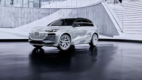 Audi Q6 e-tron prototipas Miuncheno automobilių parodoje