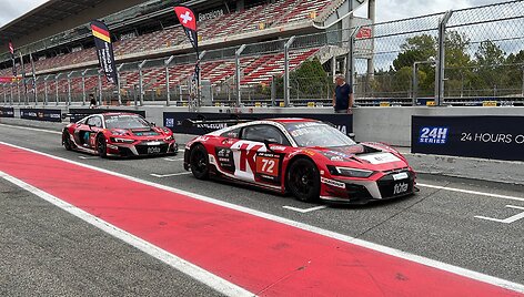 &bdquo;Juta Racing&ldquo; komandos ruo&scaron;iasi Barselonos 24h lenktynių kvalifikacijai