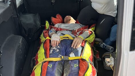 Motociklininkas G.&Scaron;atkus patyrė traumą ir kovos dėl kelialapio į Dakarą nebetęs