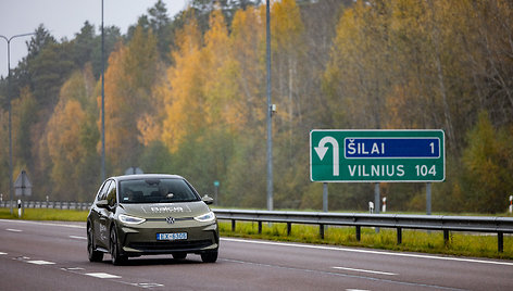 Konkursas „Lietuvos metų automobilis 2024 m.“, elektromobilių bandymai