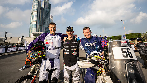 Abu Dhabi Desert Challenge startuoja Gediminas &Scaron;atkus ir ralio debiutantas Saulius Klevinskas