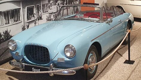 Vienas i&scaron; 68 &ndash; Volvo P1900. Čia jis nufotografuotas Volvo muziejuje Geteborge.