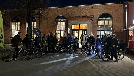 Elektrinių dviračių renginys Kaune „E-bike Mega Ride“