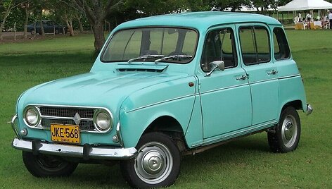 Renault 4 &ndash; 1961-1992 metais pagaminta daugiau nei 8 milijonai &scaron;ių automobilių. (Chepe, Wikimedia (CC BY-SA 4.0)