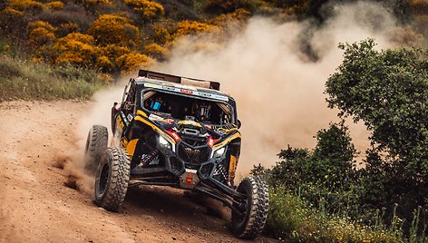 Rokas Baciuška ir Oriol Vidal Portugalijoje, „BP Ultimate Rally-Raid Portugal“ 