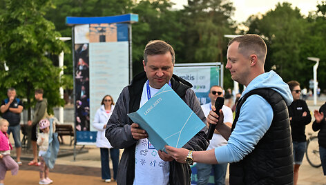 &bdquo;Ignitis ON&ldquo; elektromobilių varžybų fini&scaron;as Palangoje