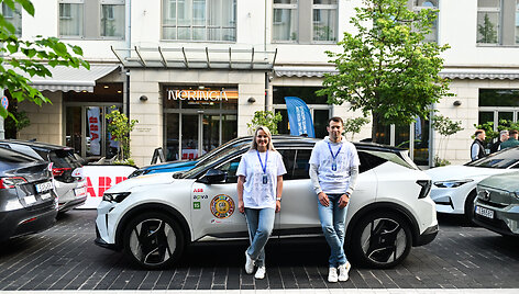 Ignitis ON elektromobilių varžybų startas Vilniuje