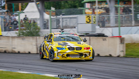 Benedikto Čirbos startas „Drift Masters“ etape Suomijoje