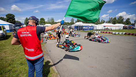 Šiaulių „Drift&Go” Bačiūnų kartodrome surengtas antrasis Baltijos kartingo čempionato etapas