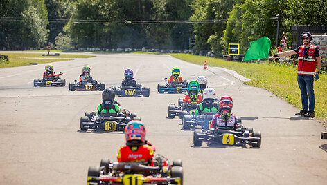 &Scaron;iaulių &bdquo;Drift&Go&rdquo; Bačiūnų kartodrome surengtas antrasis Baltijos kartingo čempionato etapas