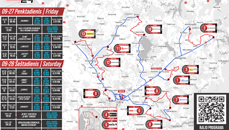 „Samsonas Rally Utena 2024“ žemėlapiai