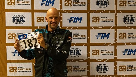 Antanas Kanopkinas („CFMOTO Thunder Racing Team“) startuoja Maroko ralyje