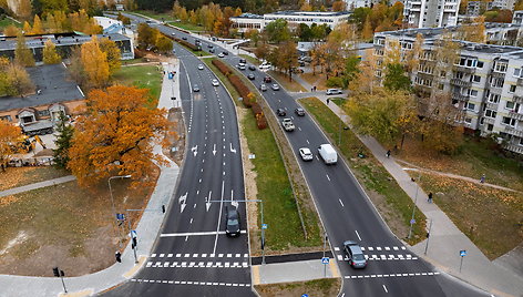 Sutvarkyta Buivydiškių gatvė Vilniuje