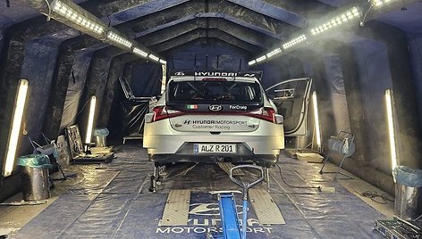 Rokas Steponavičius ir Dovydas Ketvirtis išbandė naujos kartos „Hyundai I20 Rally2“